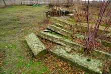 Фундаменты церкви в хуторе Голубинка Белокалитвенского района