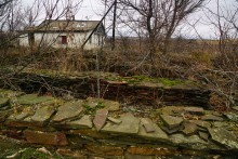 Фундаменты церкви в хуторе Голубинка Белокалитвенского района