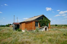 Старый курень в хуторе Нижнежуравском