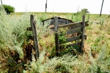 Старый курень в хуторе Нижнежуравском