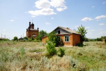 Старый курень в хуторе Нижнежуравском