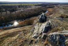 Грядная гора на реке Быстрой