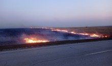 Весенние степные пожары