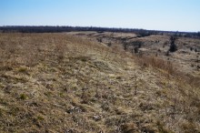 Окопы и блиндаж оставшиеся с Великой Отечественной Войны