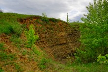 Геология и природа берегов реки Калитвы у хуторов Ленина и Рудаков