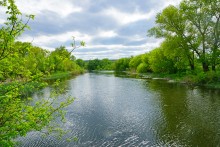 Геология и природа берегов реки Калитвы у хуторов Ленина и Рудаков