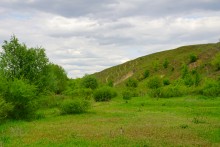 Геология и природа берегов реки Калитвы у хуторов Ленина и Рудаков