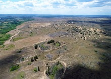 Кундрюченские пески и леса после пожара