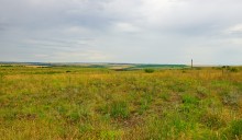 Вид на Зайцевские скалы с дороги Зайцевка - Дудкино