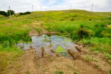 Прогулка по святилищу на поселении Яблоневое-1 на реке Кундрючь