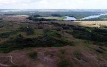 Урочище Огиб на Северском Донце, вид со стороны Кундрюченских песков