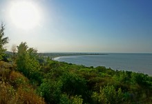 Августовский закат на Чумбур-косе