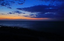 Августовский закат на Чумбур-косе