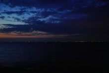 Августовский закат на Чумбур-косе