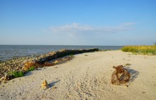 Августовский закат на Чумбур-косе