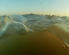 Августовский закат на Чумбур-косе