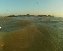 Августовский закат на Чумбур-косе