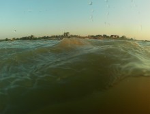 Августовский закат на Чумбур-косе