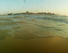 Августовский закат на Чумбур-косе