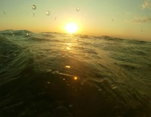 Августовский закат на Чумбур-косе