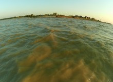 Августовский закат на Чумбур-косе