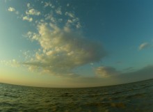 Августовский закат на Чумбур-косе