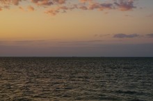 Августовский закат на Чумбур-косе