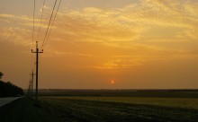Закат на Тузлове