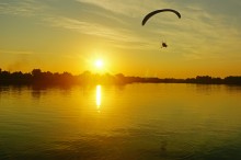 Закат на Дону в Старочеркасской