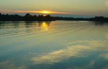 Закат на Дону в Старочеркасской