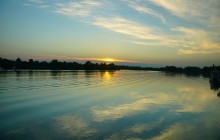 Закат на Дону в Старочеркасской