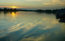 Закат на Дону в Старочеркасской