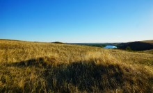 Пейзажи на повороте Северского Донца у хутора Дядин