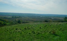 Ветреным и солнечным осенним днём на Тузлове