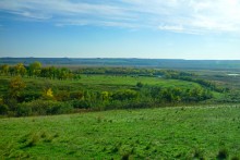Ветреным и солнечным осенним днём на Тузлове