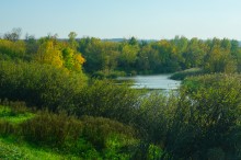Ветреным и солнечным осенним днём на Тузлове