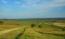 Ветреным и солнечным осенним днём на Тузлове