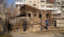 Односкатные крыши в старых кварталах Ростова-на-Дону