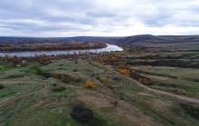 Прогулка по берегу Северского Донца в окрестностях хутора Какичева и гор "Две сестры", Качеровых гор и горы Пирамидальной
