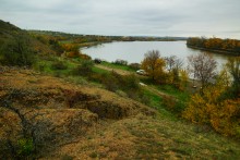 Прогулка по берегу Северского Донца в окрестностях хутора Какичева и гор "Две сестры", Качеровых гор и горы Пирамидальной