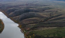 Прогулка по берегу Северского Донца в окрестностях хутора Какичева и гор "Две сестры", Качеровых гор и горы Пирамидальной