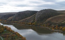 Прогулка по берегу Северского Донца в окрестностях хутора Какичева и гор "Две сестры", Качеровых гор и горы Пирамидальной