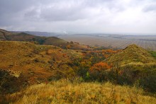 Осень на песчаных холмах по берегу Сухого Донца у хуторов Ольховый и Виноградный