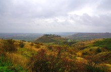 Осень на песчаных холмах по берегу Сухого Донца у хуторов Ольховый и Виноградный