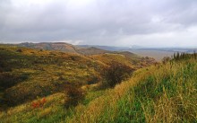 Осень на песчаных холмах по берегу Сухого Донца у хуторов Ольховый и Виноградный