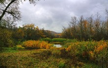 Осень на песчаных холмах по берегу Сухого Донца у хуторов Ольховый и Виноградный