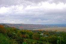 Осень на песчаных холмах по берегу Сухого Донца у хуторов Ольховый и Виноградный
