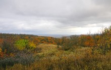 Осень на песчаных холмах по берегу Сухого Донца у хуторов Ольховый и Виноградный