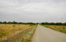 Остатки поместья с прудом и фонтаном