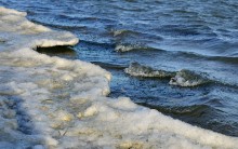 Ветреное и морозное начало декабря на Дону и ериках у станицы Старочеркасской